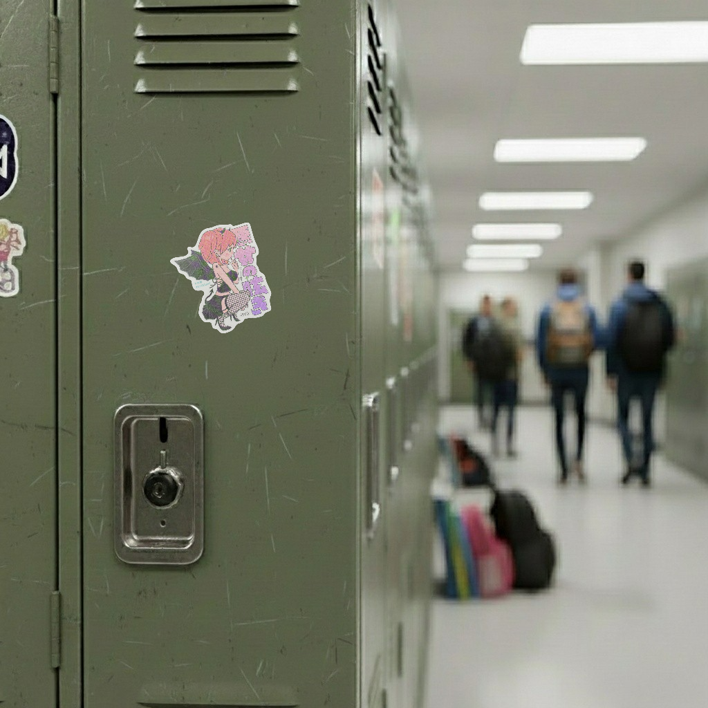 She-Devil Girlie ✦ B-Side Label Sticker