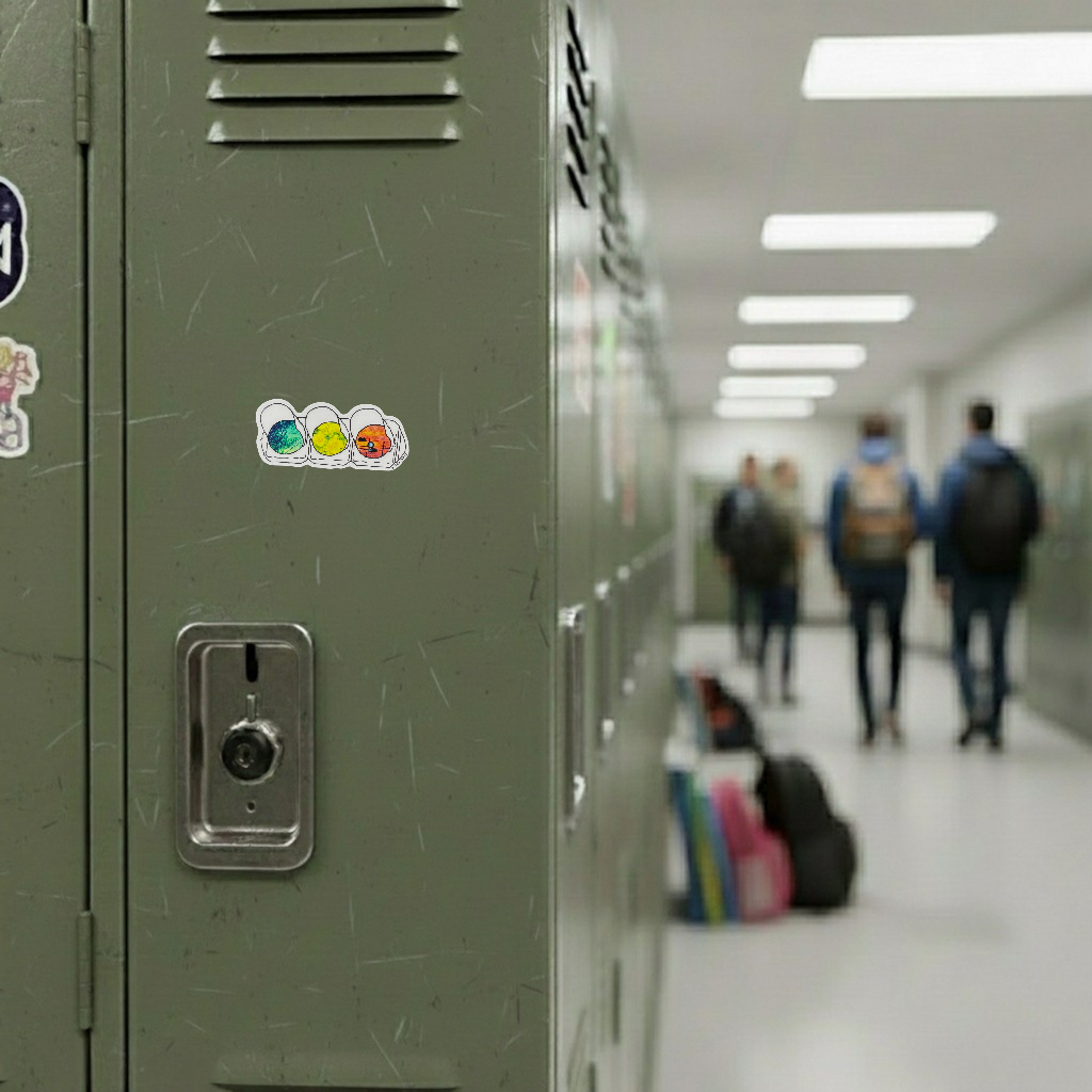 Traffic Light Views ✦ B-Side Label Sticker