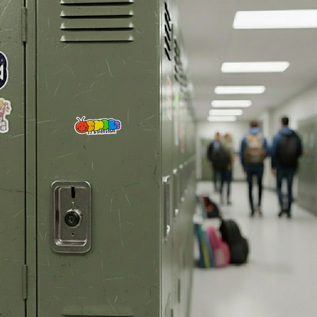 Smile Caterpillar ✦ B-Side Label Sticker