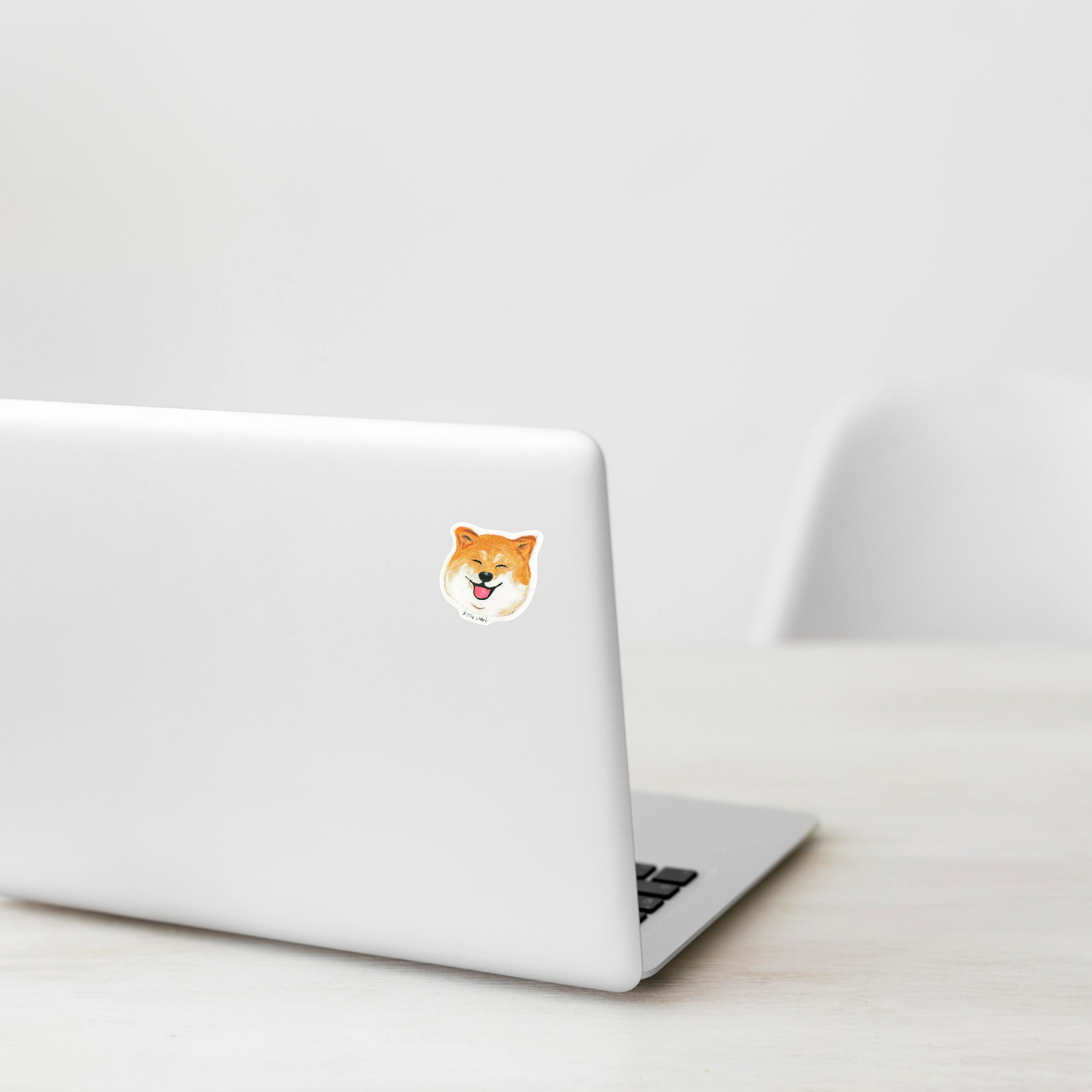 Smiling Shiba ✦ B-Side Label Sticker