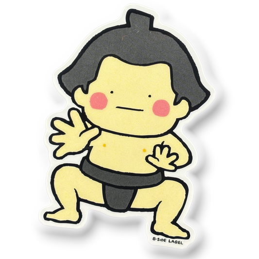 Sumo Wrestler ✦ B-Side Label Sticker