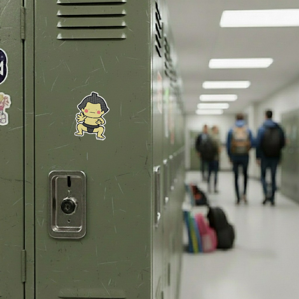 Sumo Wrestler ✦ B-Side Label Sticker