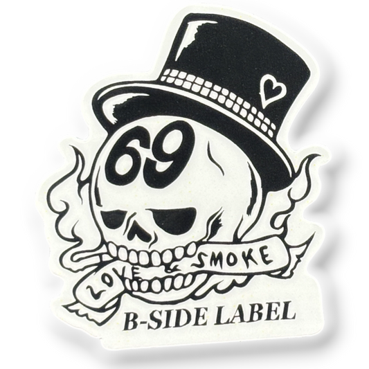 Love, Skull & Smoke ✦ B-Side Label Sticker
