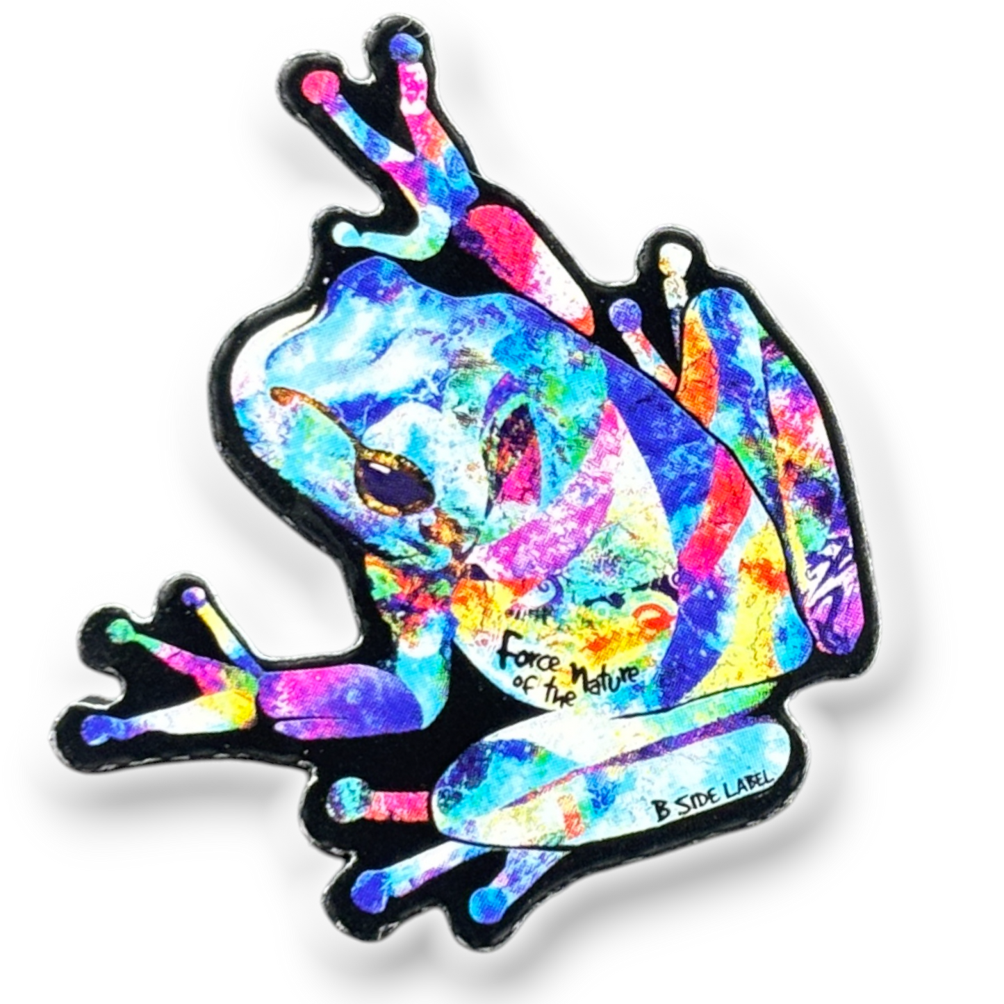 Force of Nature Frog ✦ B-Side Label Sticker