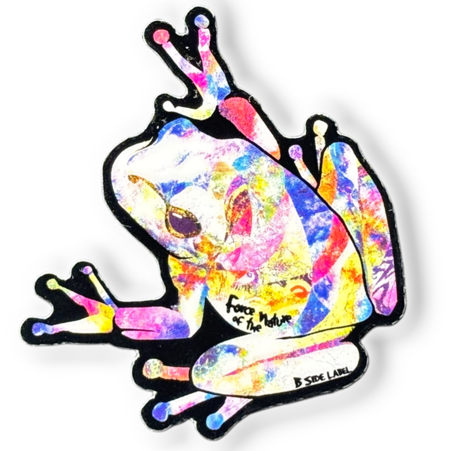 Force of Nature Frog ✦ B-Side Label Sticker