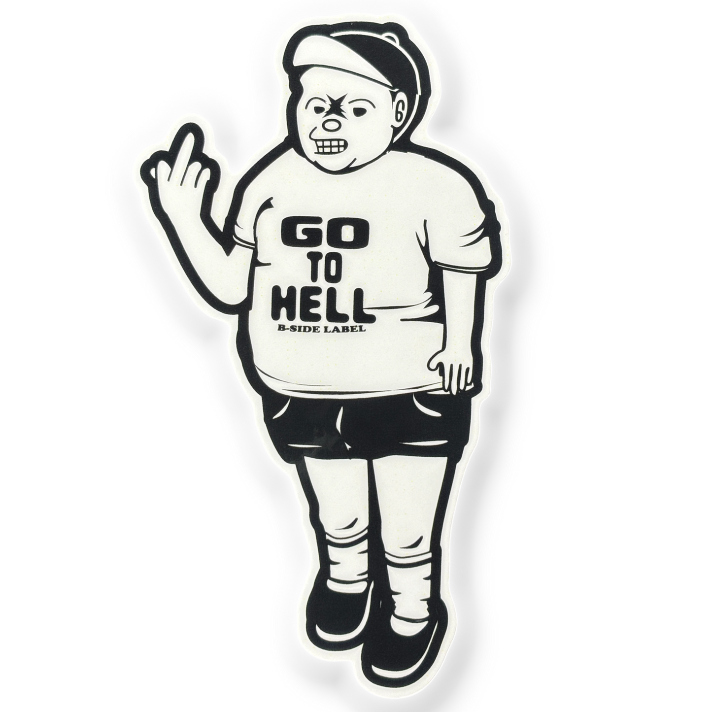 Bad Attitude Boy ✦ B-Side Label Sticker