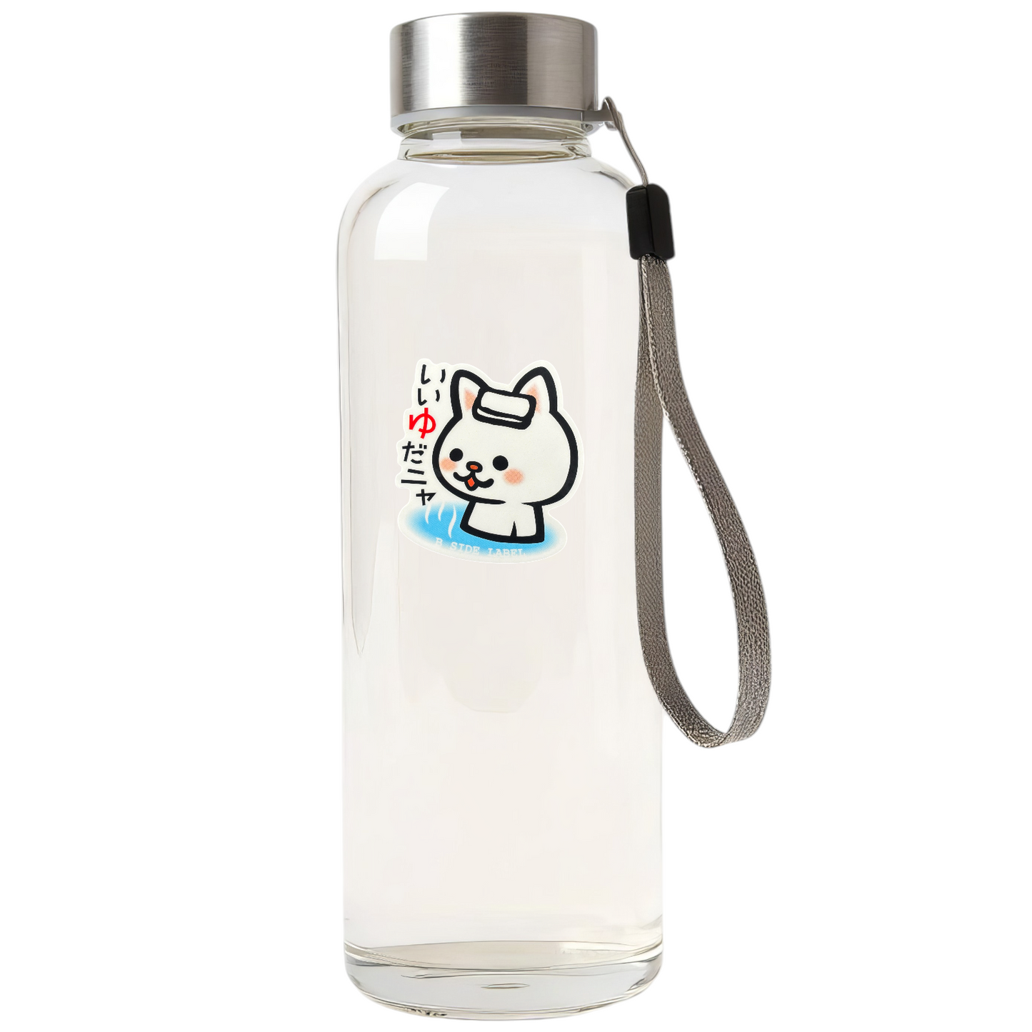 Cute Onsen Cat ✦ B-Side Label Sticker