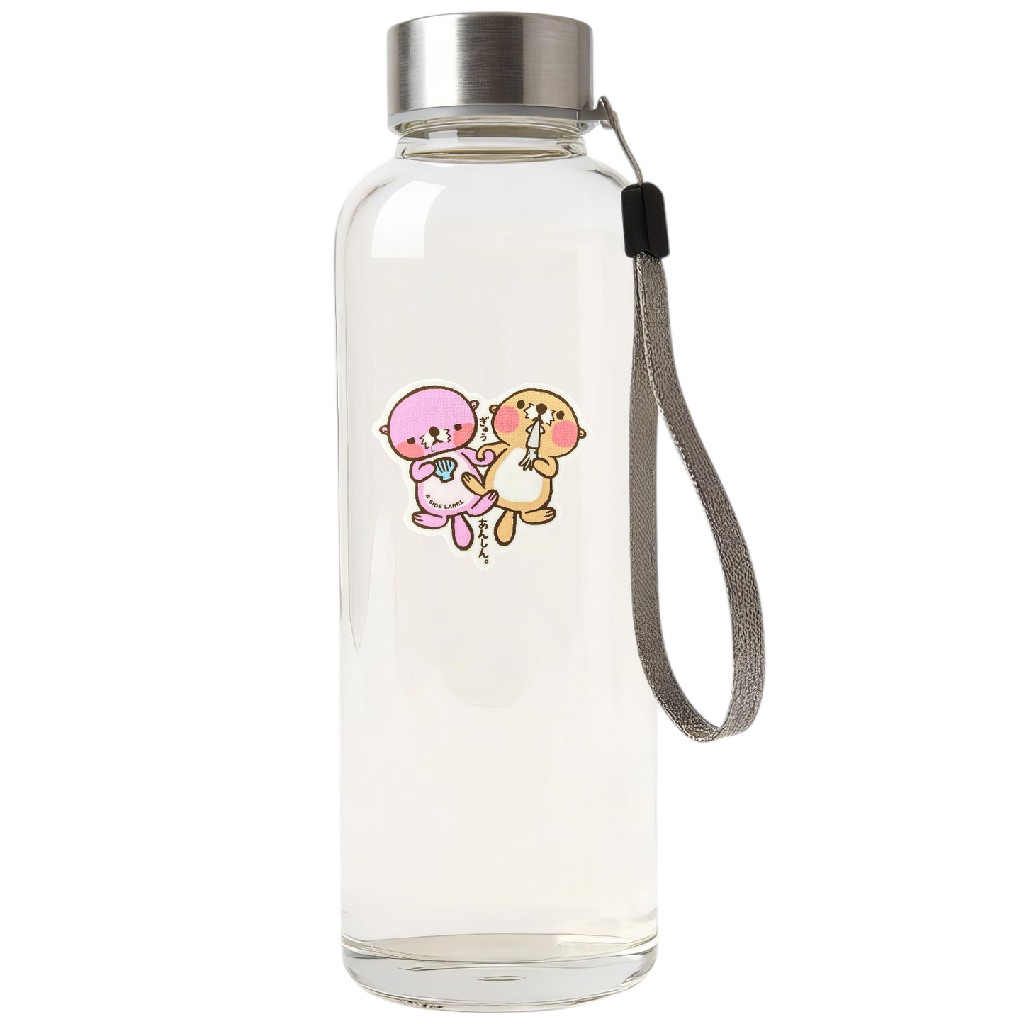 Cute Otter Couple ✦ B-Side Label Sticker