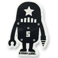 Retro Robot Series ✦ B-Side Label Sticker