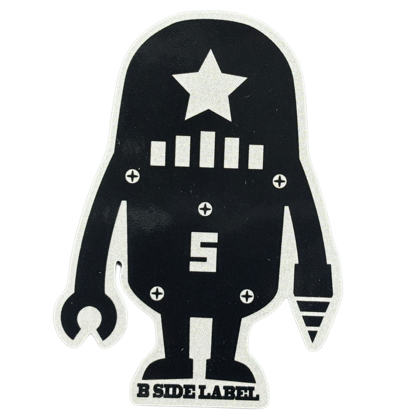 Retro Robot Series ✦ B-Side Label Sticker