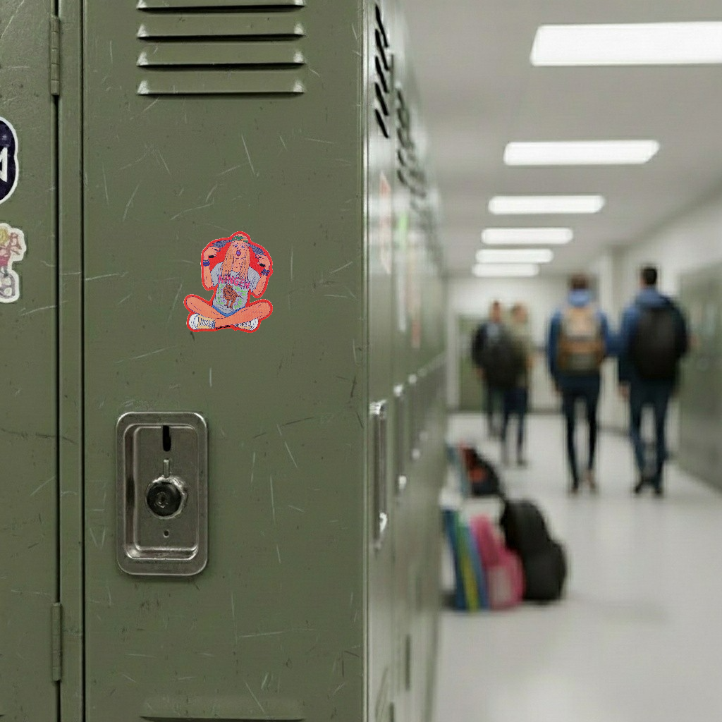 Bandana Rebel Girlie ✦ B-Side Label Sticker