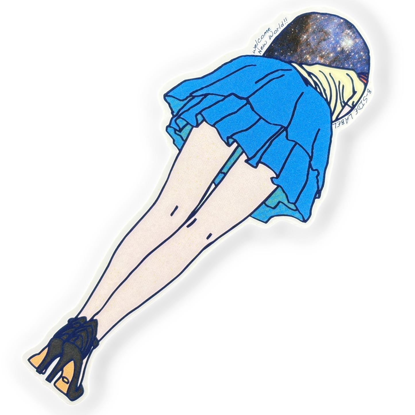 Girlie Fashion Warp ✦ B-Side Label Sticker