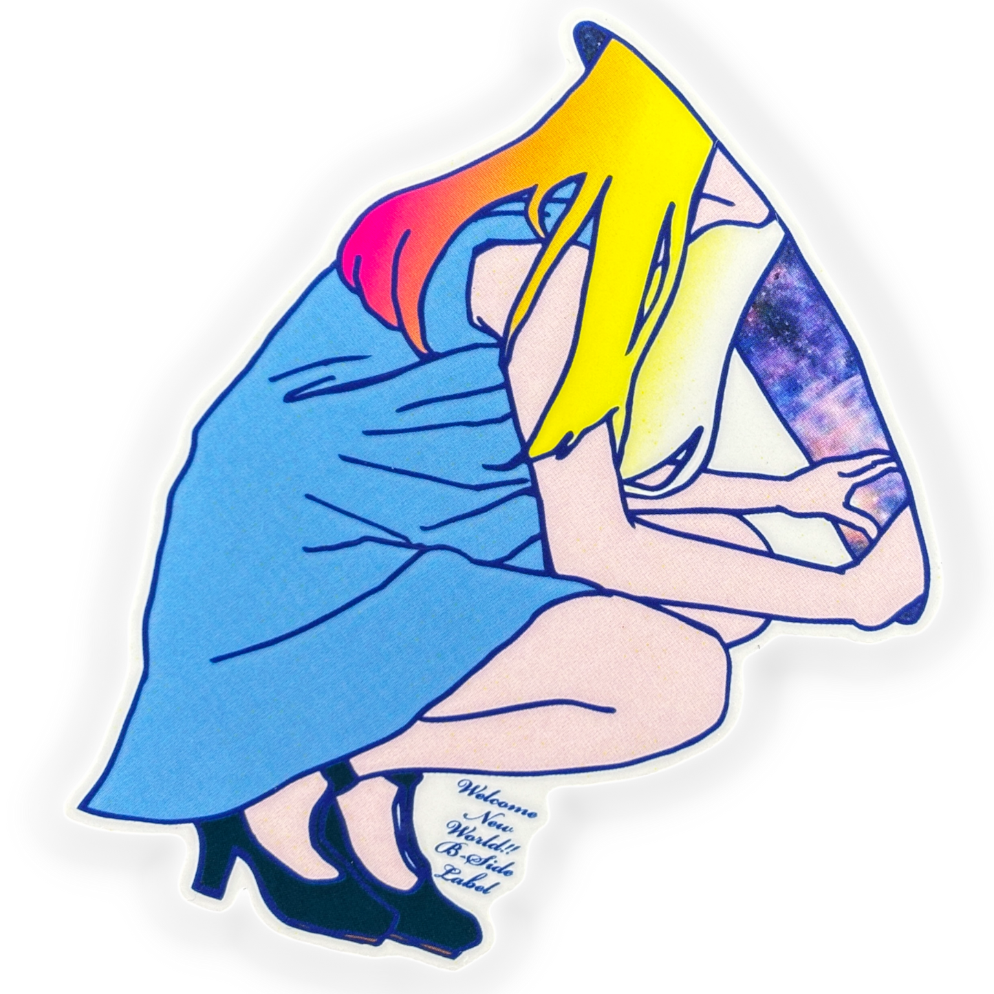 Girlie Fashion Warp ✦ B-Side Label Sticker