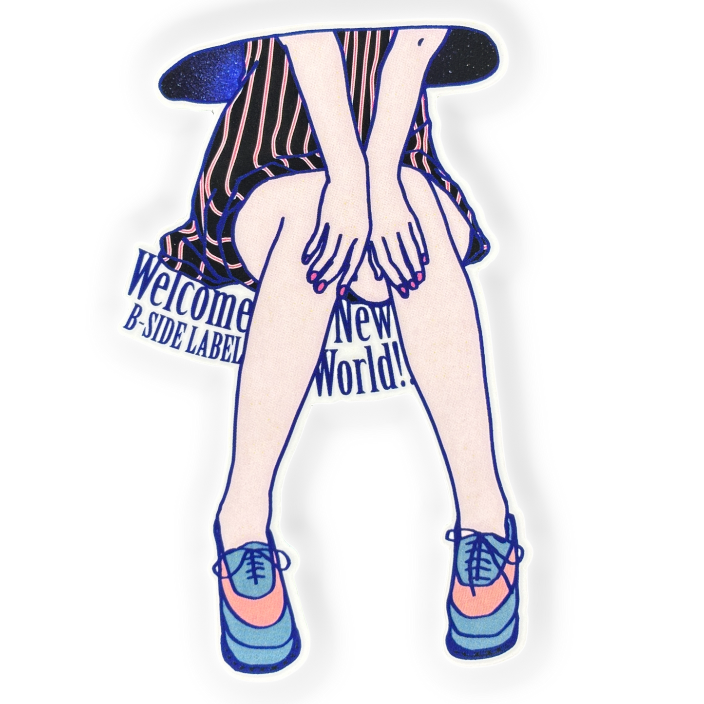 Girlie Fashion Warp ✦ B-Side Label Sticker