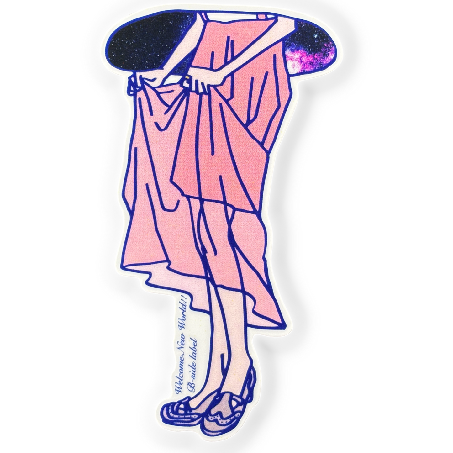 Girlie Fashion Warp ✦ B-Side Label Sticker