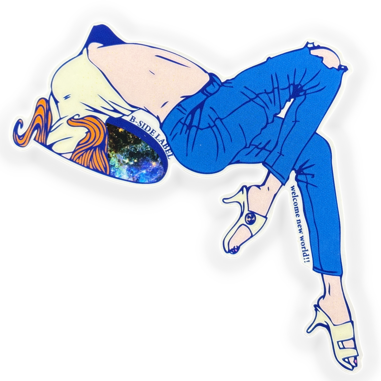 Girlie Fashion Warp ✦ B-Side Label Sticker