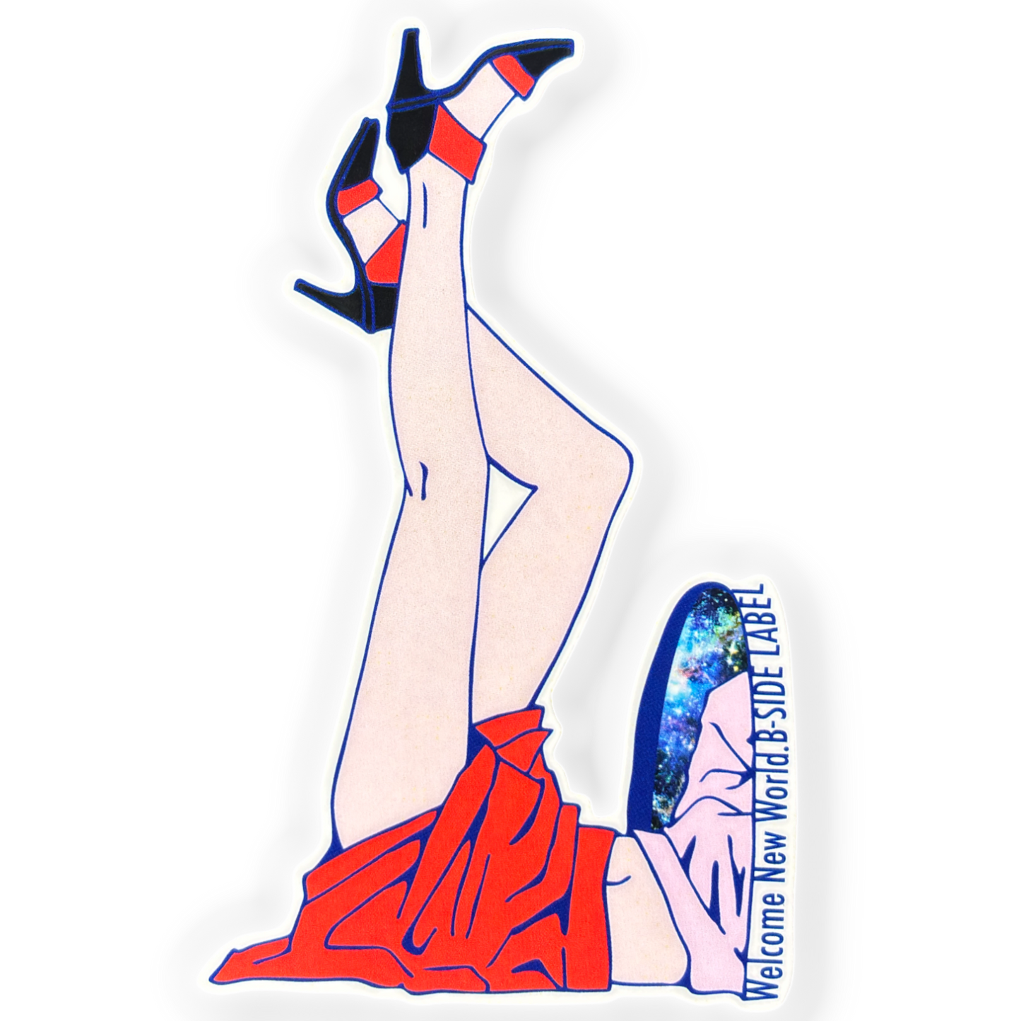 Girlie Fashion Warp ✦ B-Side Label Sticker