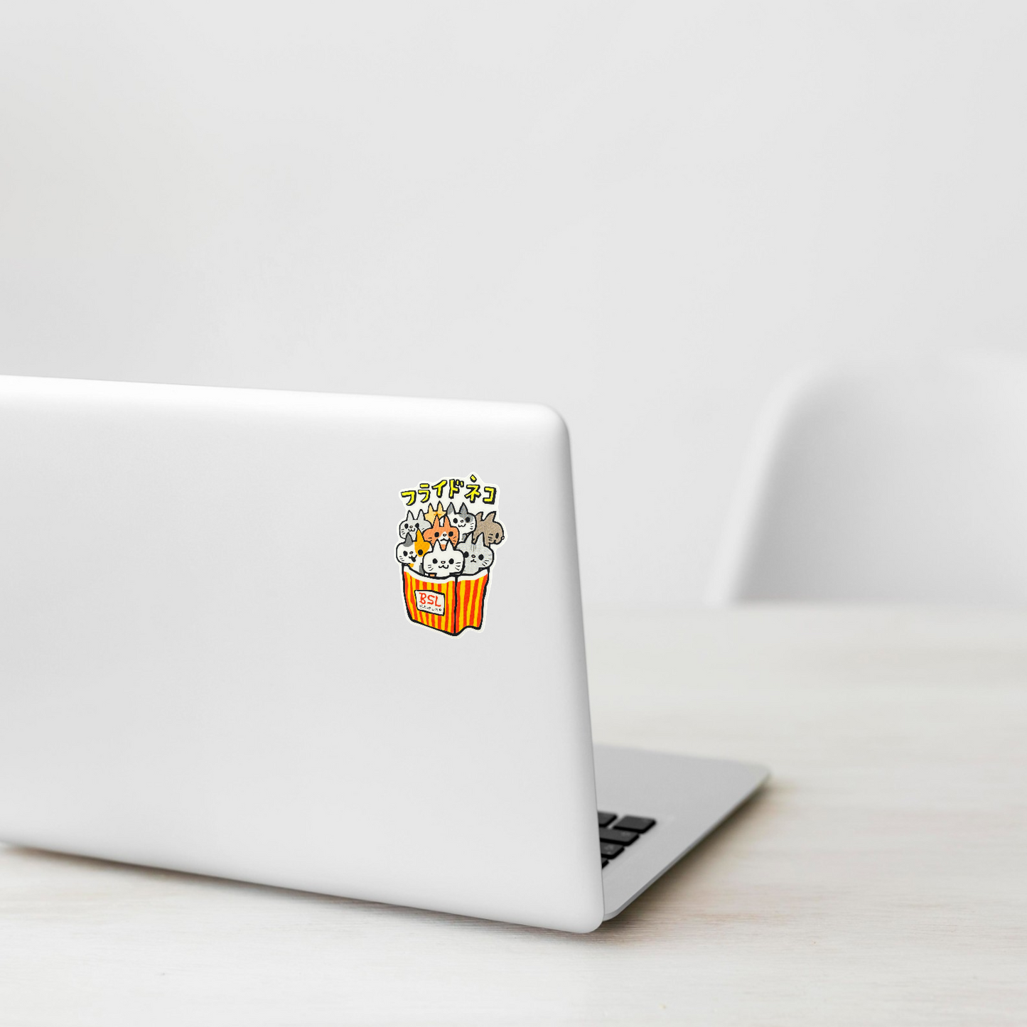 Kitty Cat French Fries ✦ B-Side Label Sticker