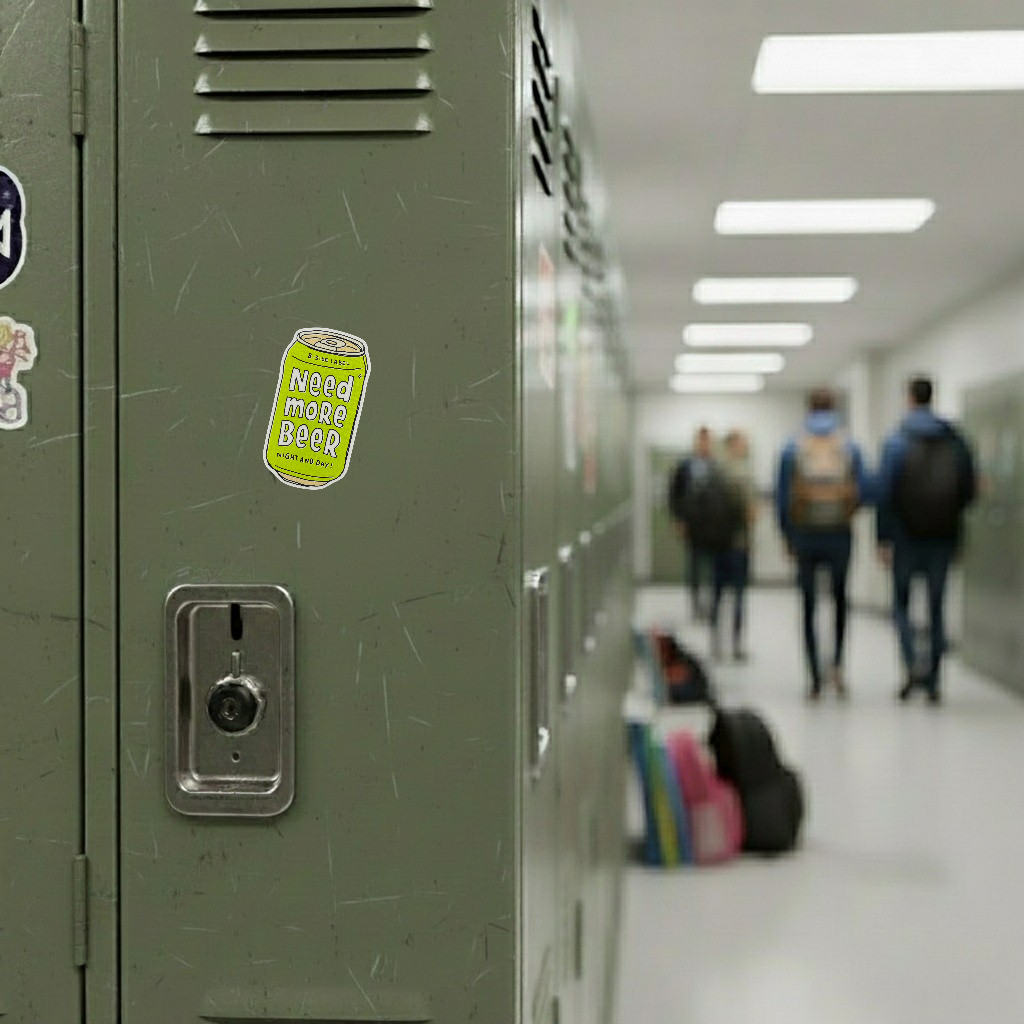 Need More Beer ✦ B-Side Label Sticker