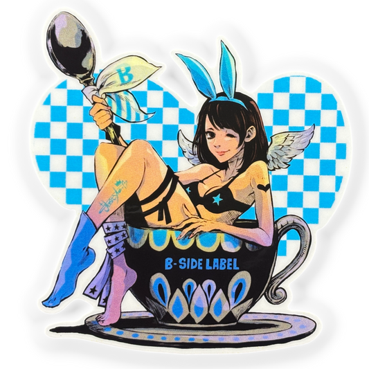 Teacup Bunny Girlie ✦ B-Side Label Sticker