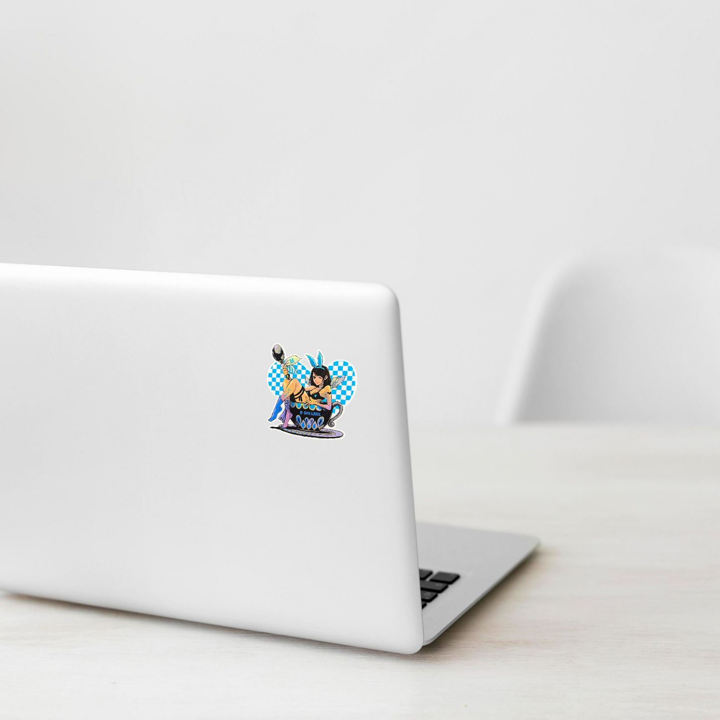 Teacup Bunny Girlie ✦ B-Side Label Sticker