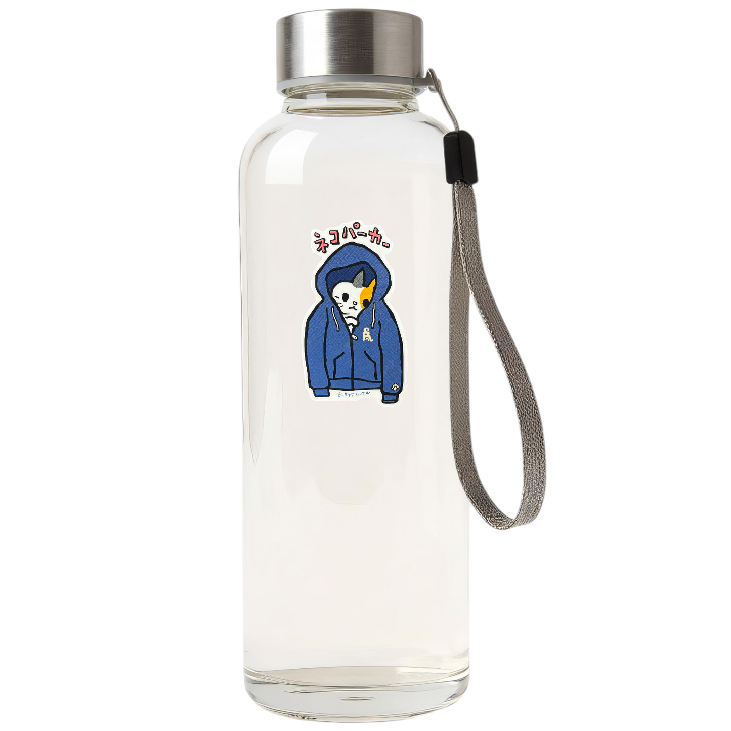 Cute Cat Hoodie ✦ B-Side Label Sticker