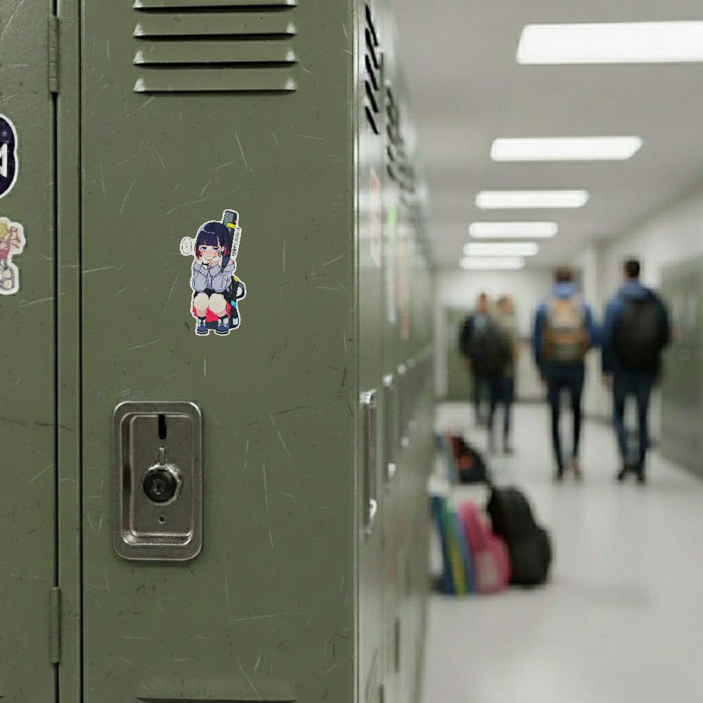 Shy Music Girl? ✦ B-Side Label Sticker