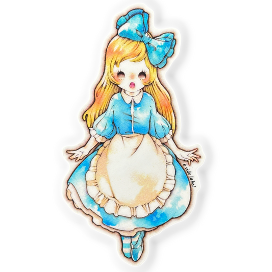 Dreamy Wonderland Girl ✦ B-Side Label Sticker