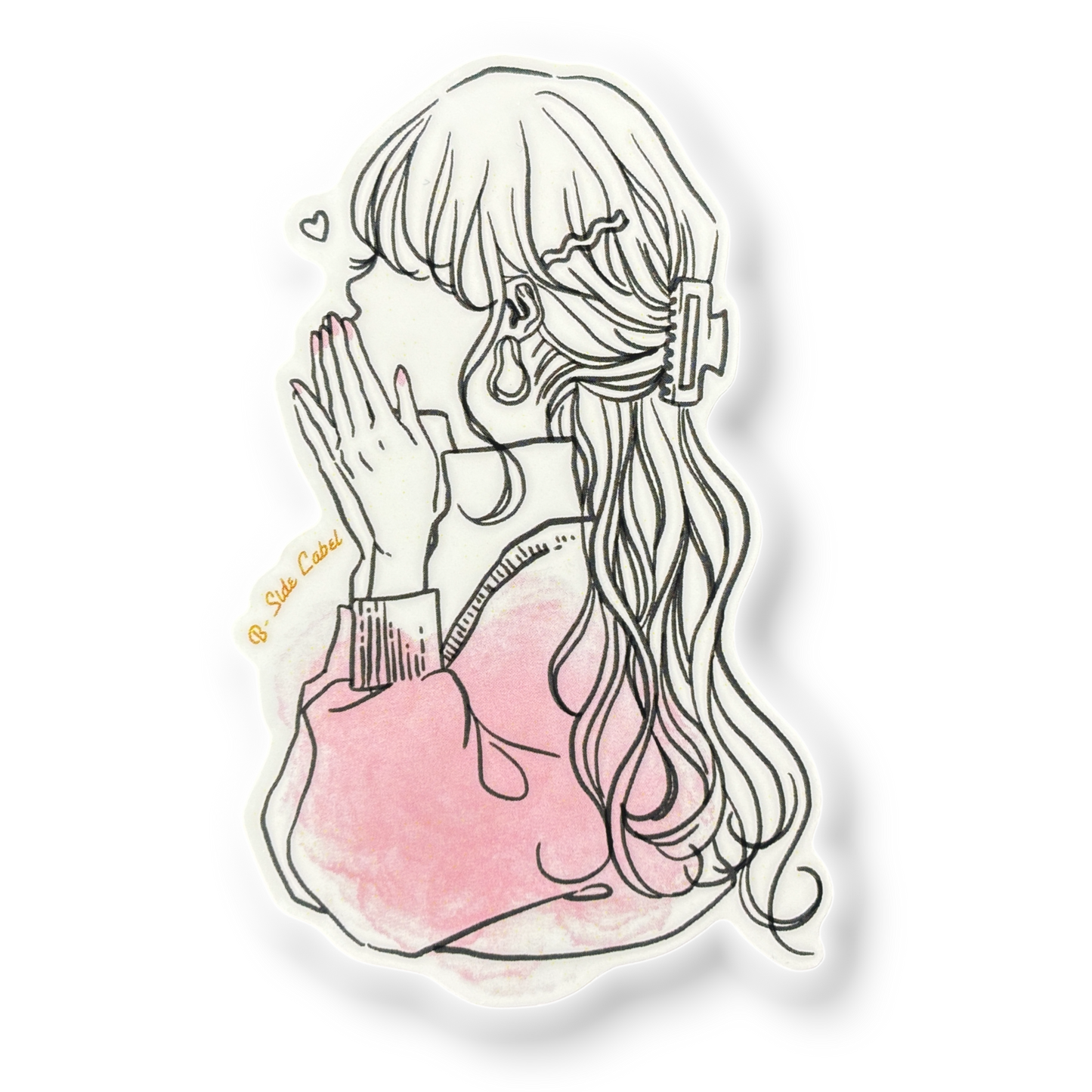 Pink Whispered Elegance ✦ B-Side Label Sticker