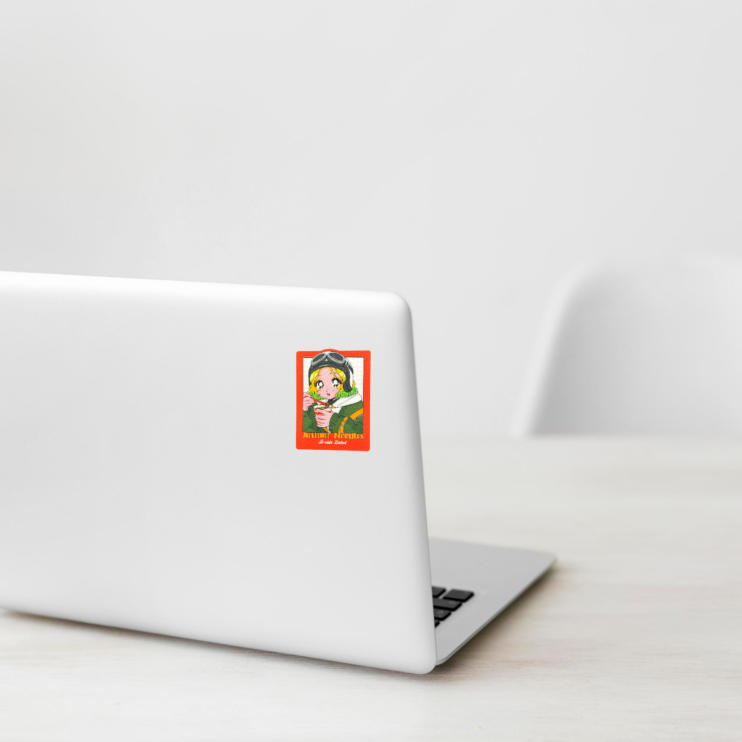 Instant Noodles Girl ✦ B-Side Label Sticker