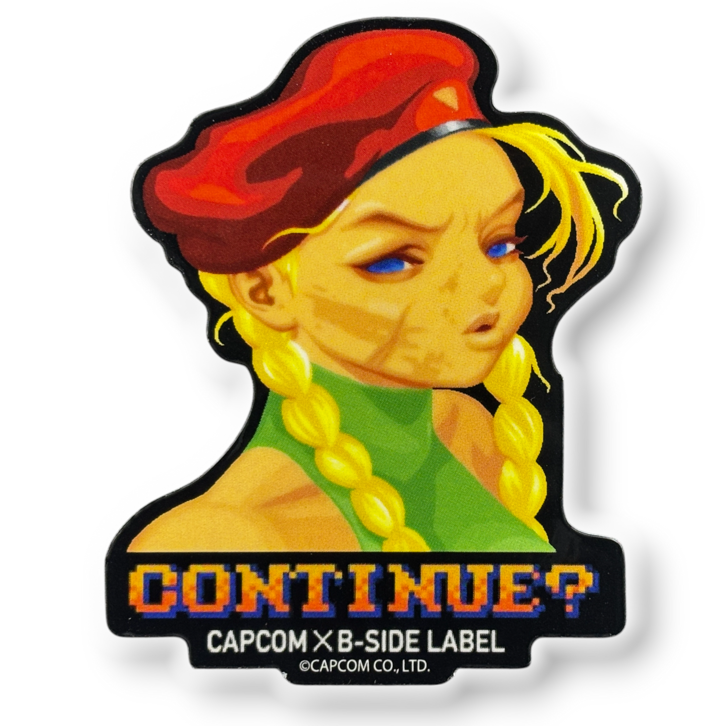 Street Fighter Cammy “Continue?” ✦ B-Side Label Sticker