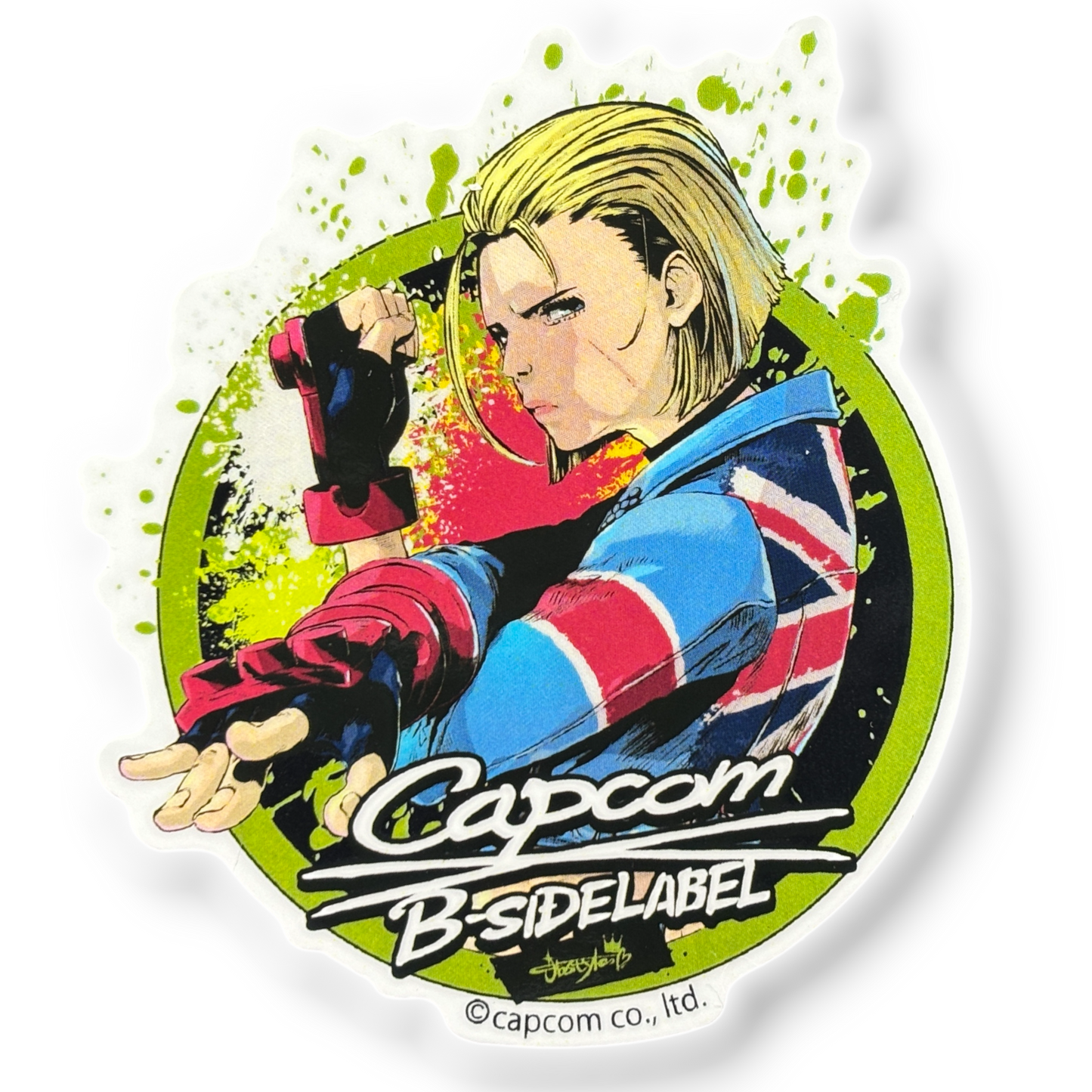 Street Fighter Cammy (Union Jack) ✦ B-Side Label Sticker