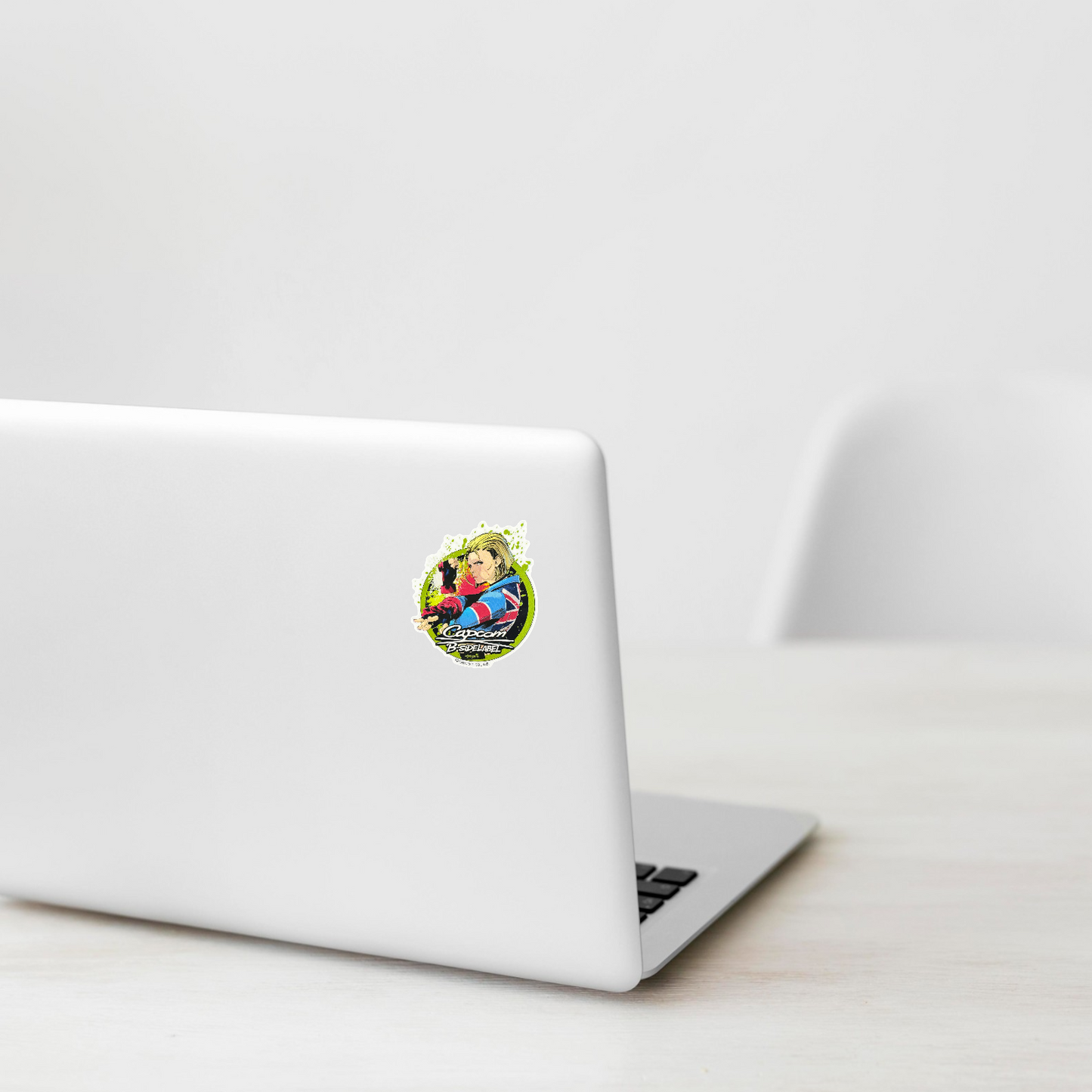 Street Fighter Cammy (Union Jack) ✦ B-Side Label Sticker