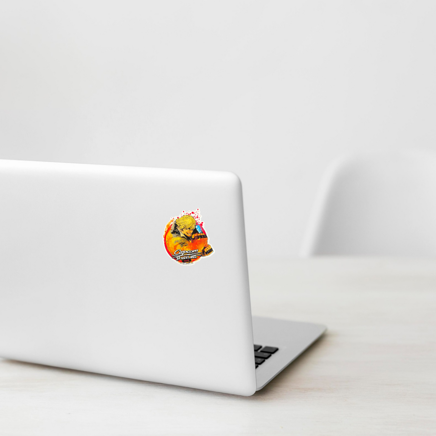 Street Fighter Ken Masters ✦ B-Side Label Sticker