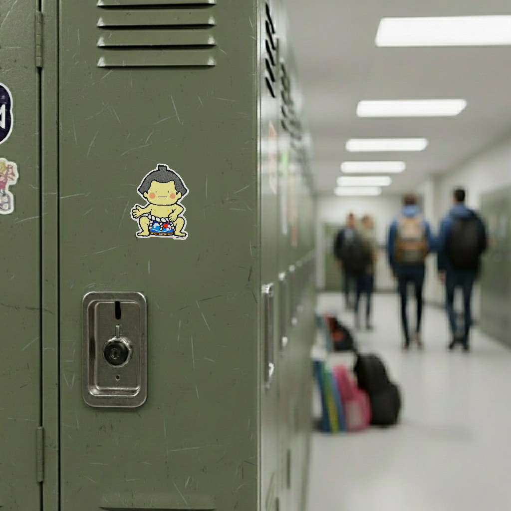 Yokozuna Sumo Champion ✦ B-Side Label Sticker