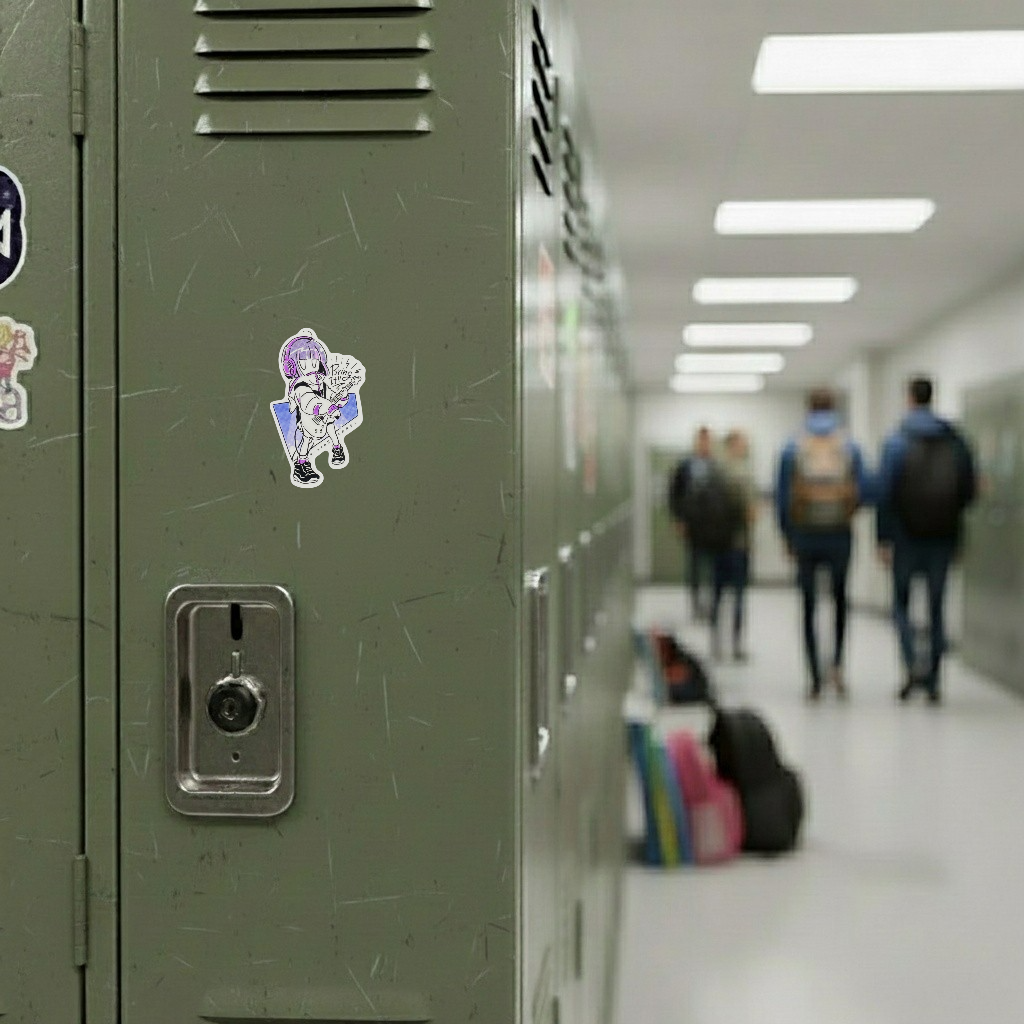 Guitar Girlie ✦ B-Side Label Sticker