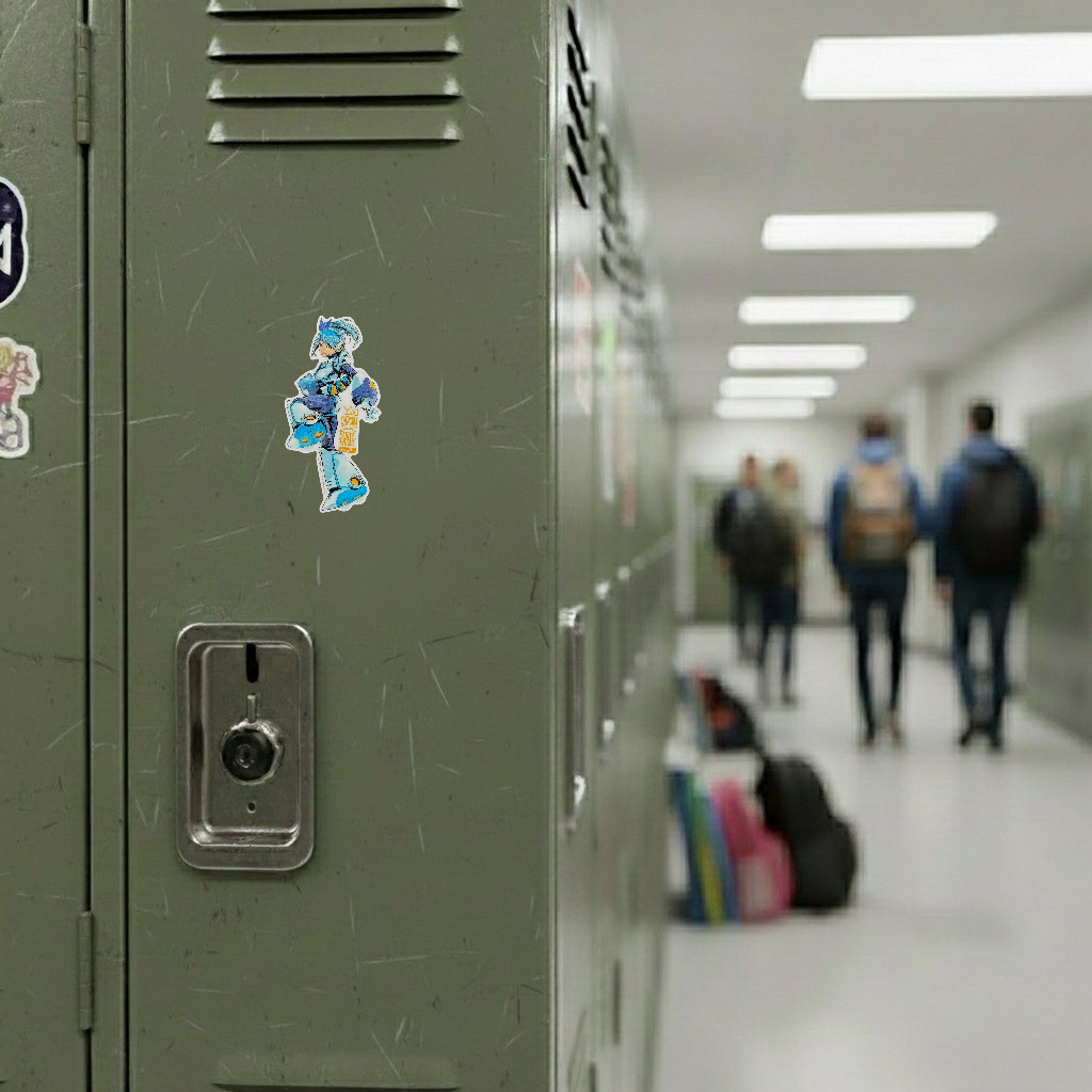 RiCO - Mega Man ✦ B-Side Label Sticker