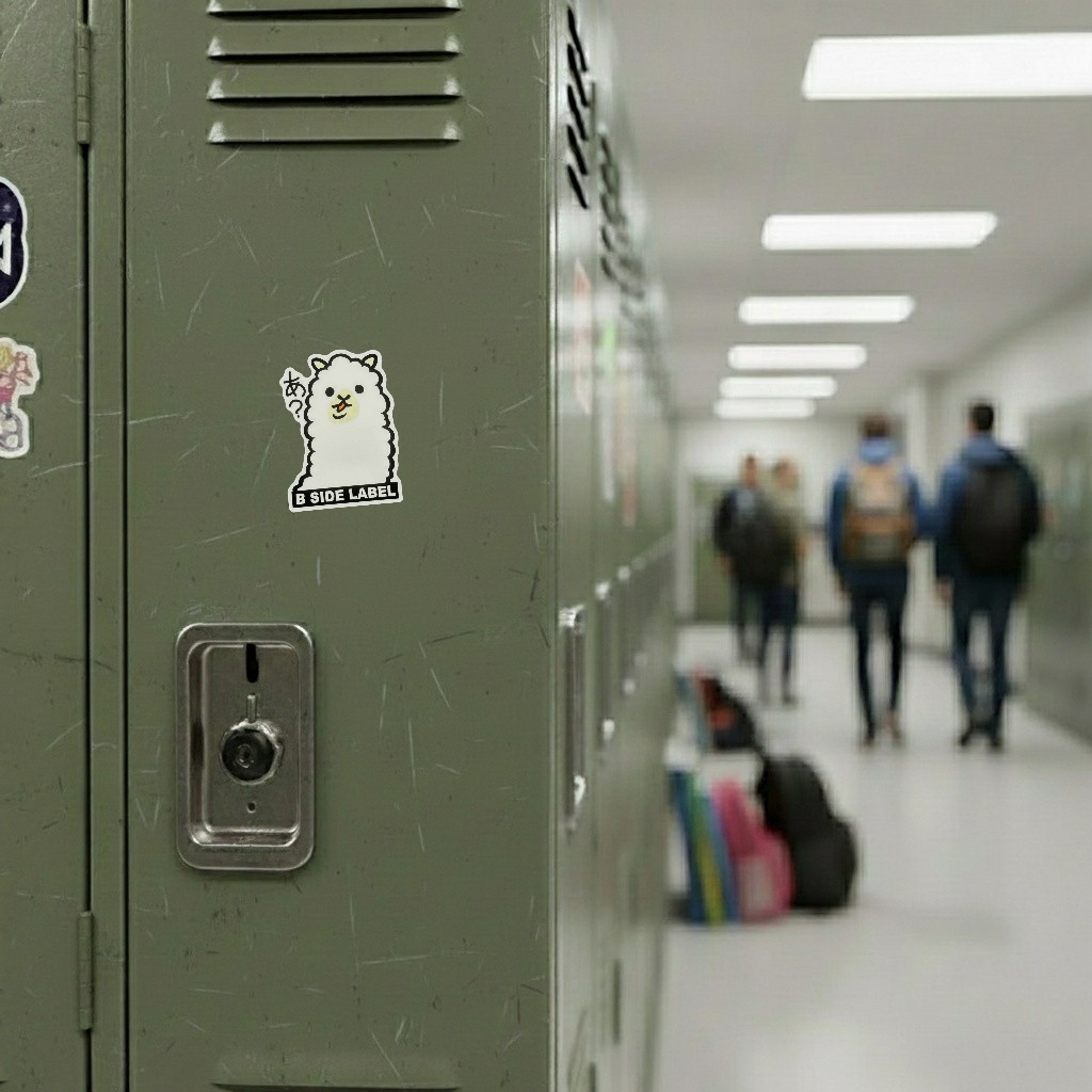 Cute Baby Alpaca ✦ B-Side Label Sticker