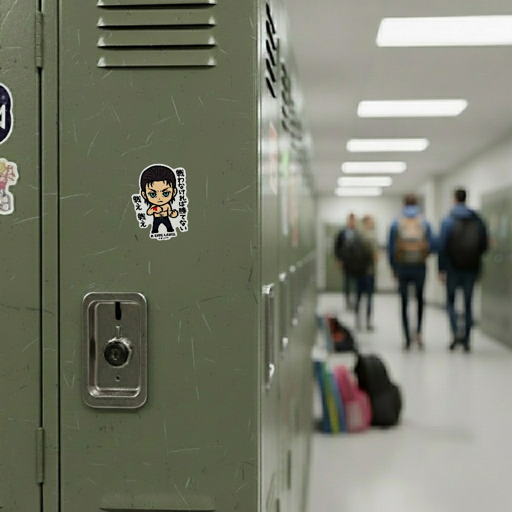 Attack on Titan Eren Jaeger 1 ✦ B-Side Label Sticker