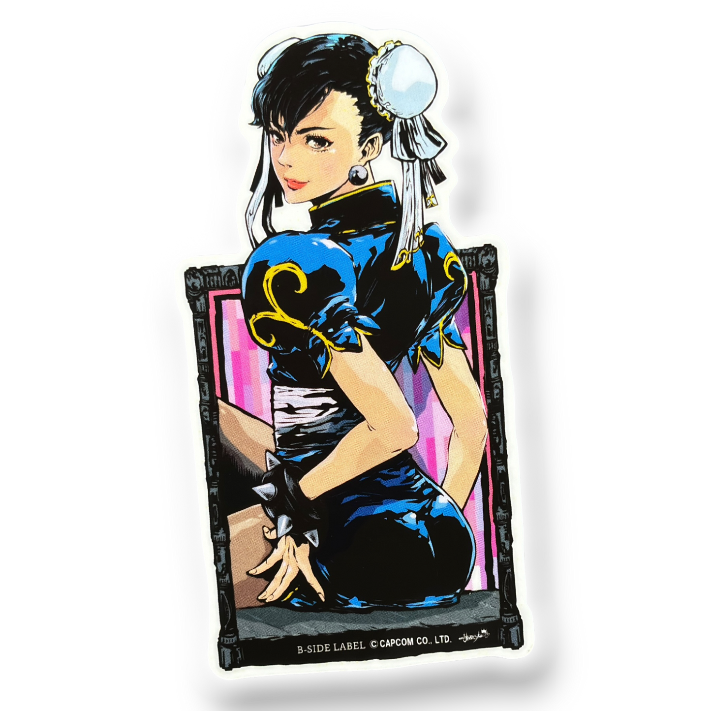 Street Fighter Chun-Li (Framed Edition) ✦ B-Side Label Sticker