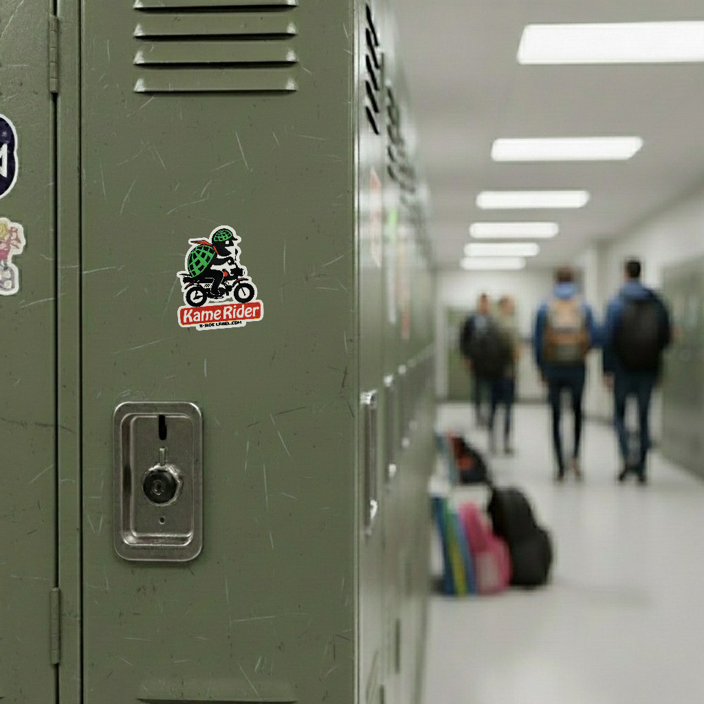 Turtle Kame Rider ✦ B-Side Label Sticker