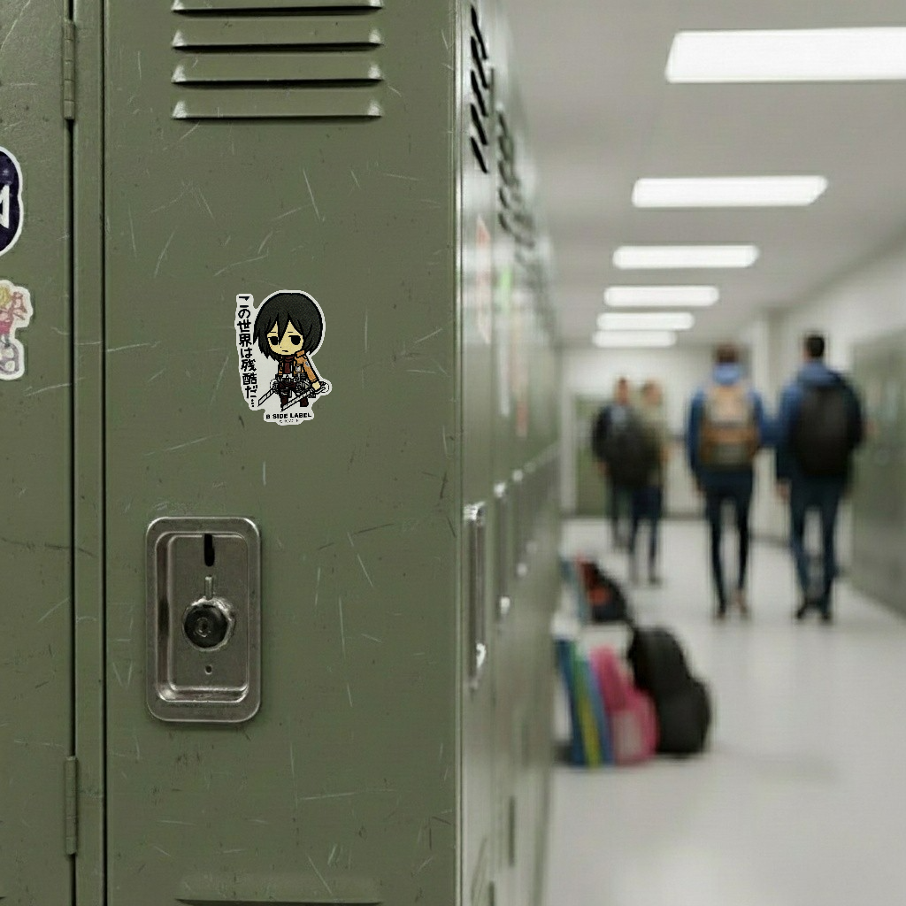 Attack on Titan Mikasa Ackerman 1 ✦ B-Side Label Sticker