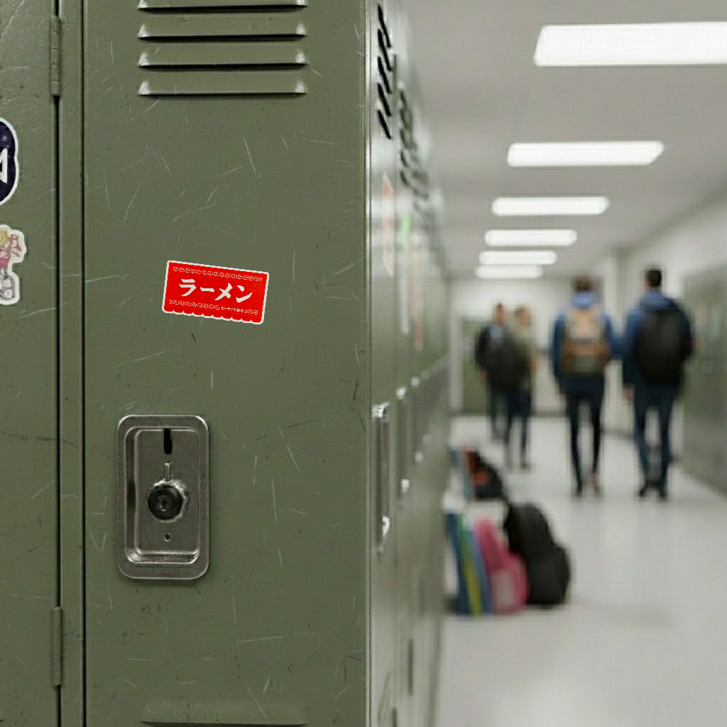 Ramen Shop Sign ✦ B-Side Label Sticker