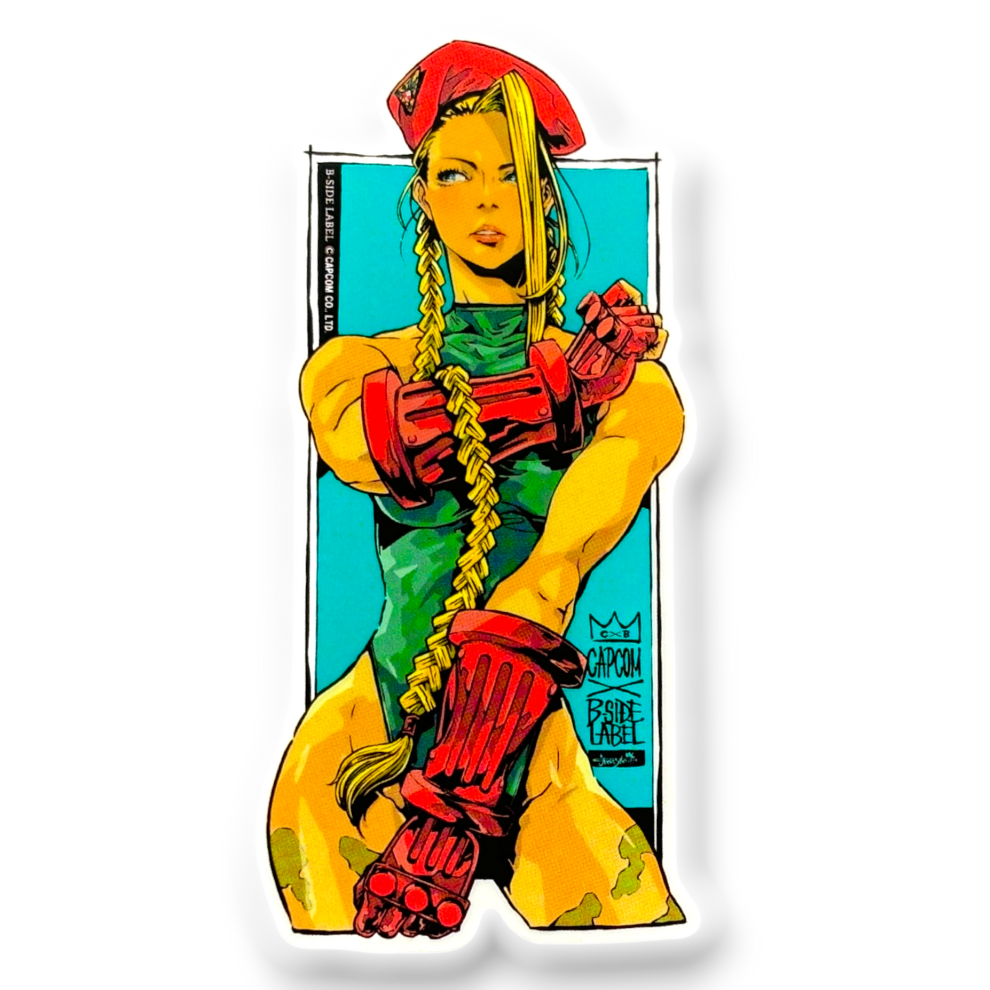 Street Fighter Cammy (Classic Pose) ✦ B-Side Label Sticker