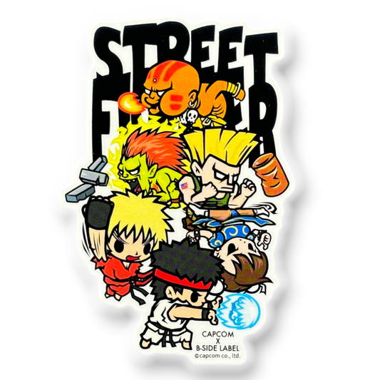 Street Fighter Chibi Lineup ✦ B-Side Label Sticker