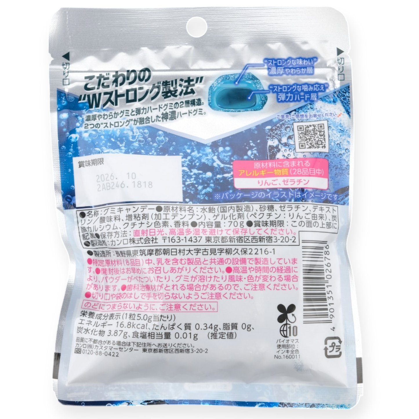 Kanro THE STRONG Gummy ✦ Soda ✦ Japanese Candy