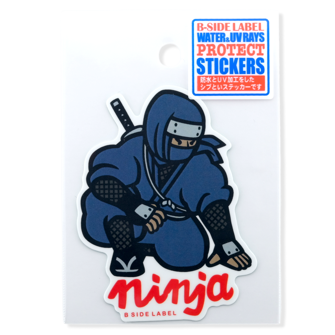 Classic Stealth Ninja ✦ B-Side Label Sticker