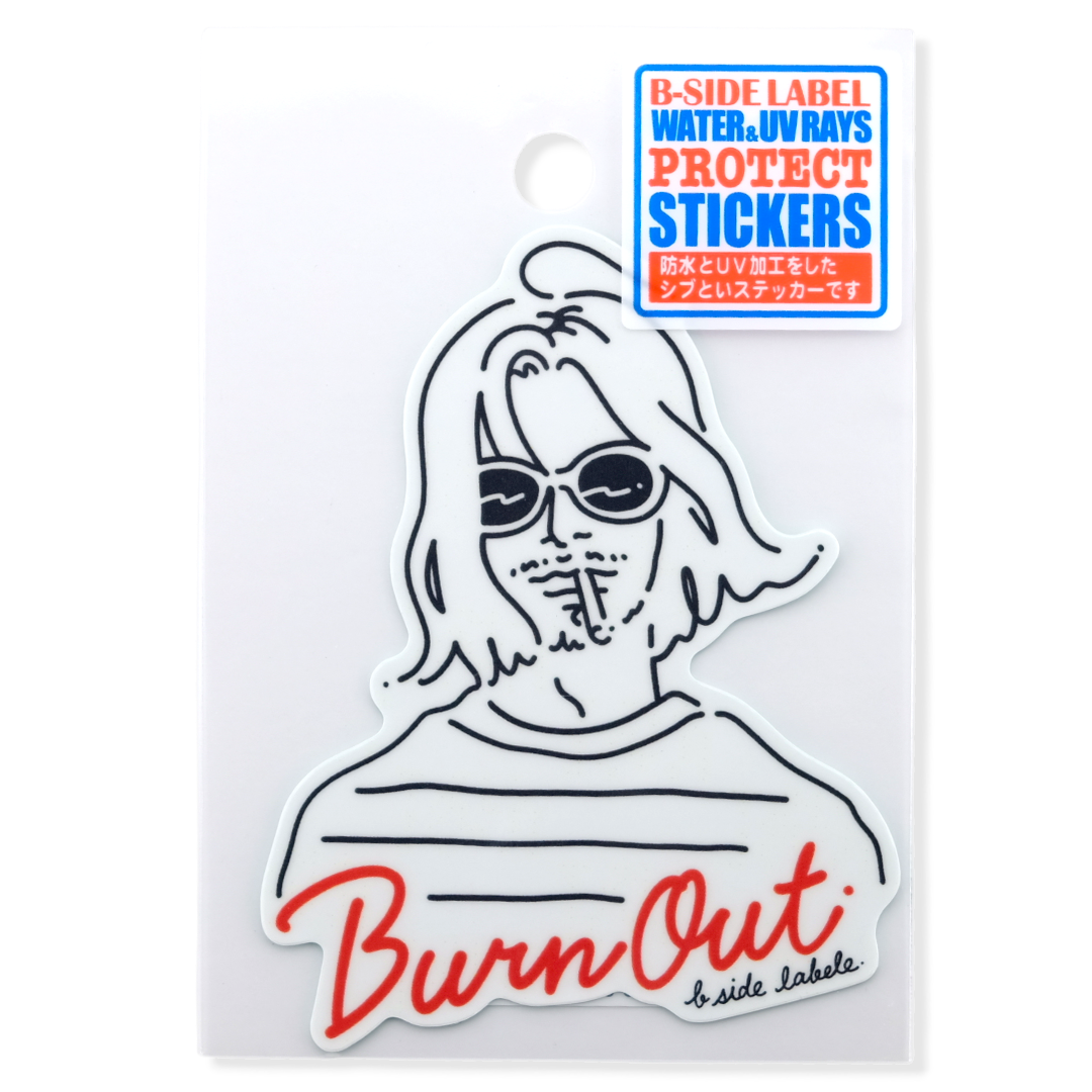 Sunglasses, Stripes and Laid-back ✦ B-Side Label Sticker