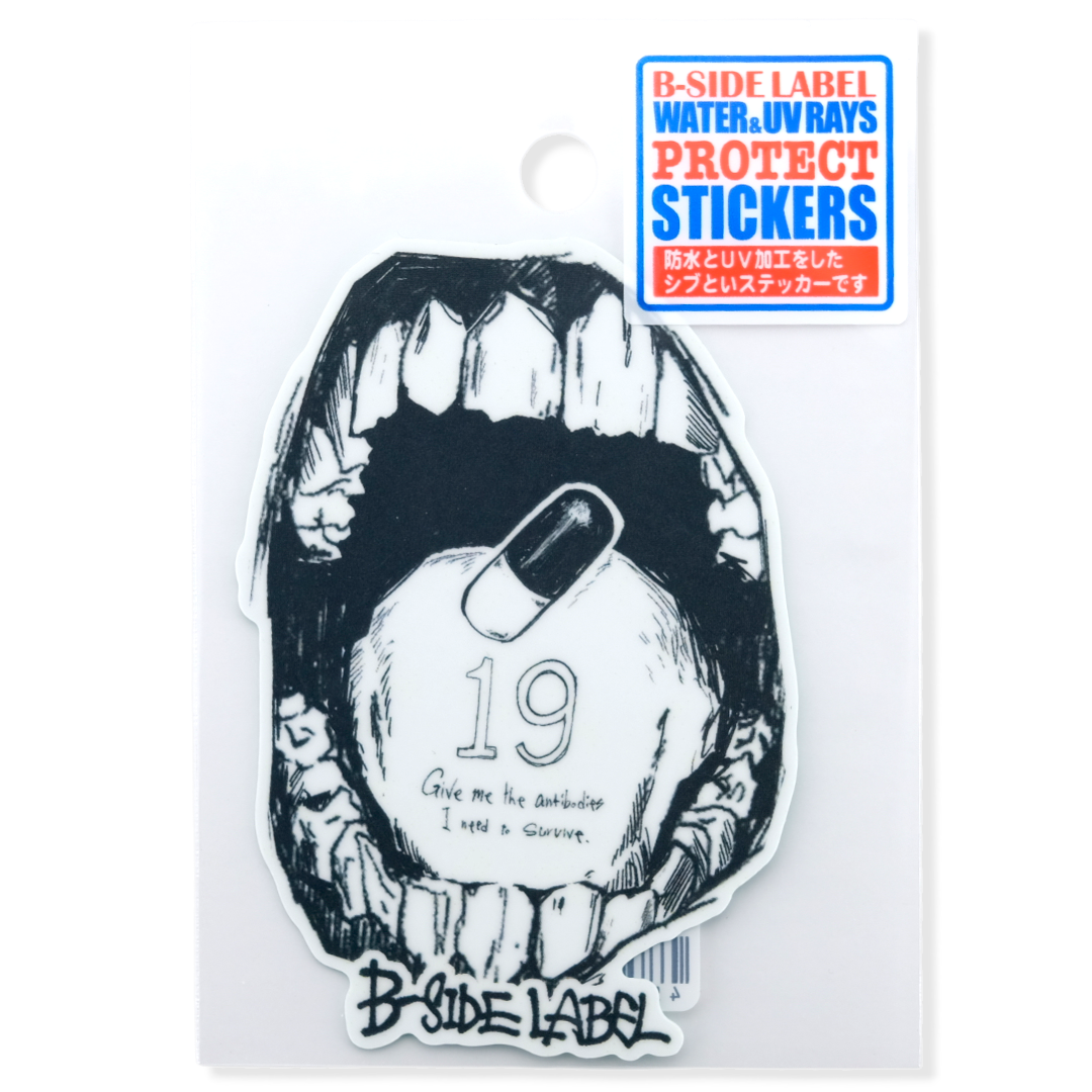 Teeth, Mouth & Antidote ✦ B-Side Label Sticker