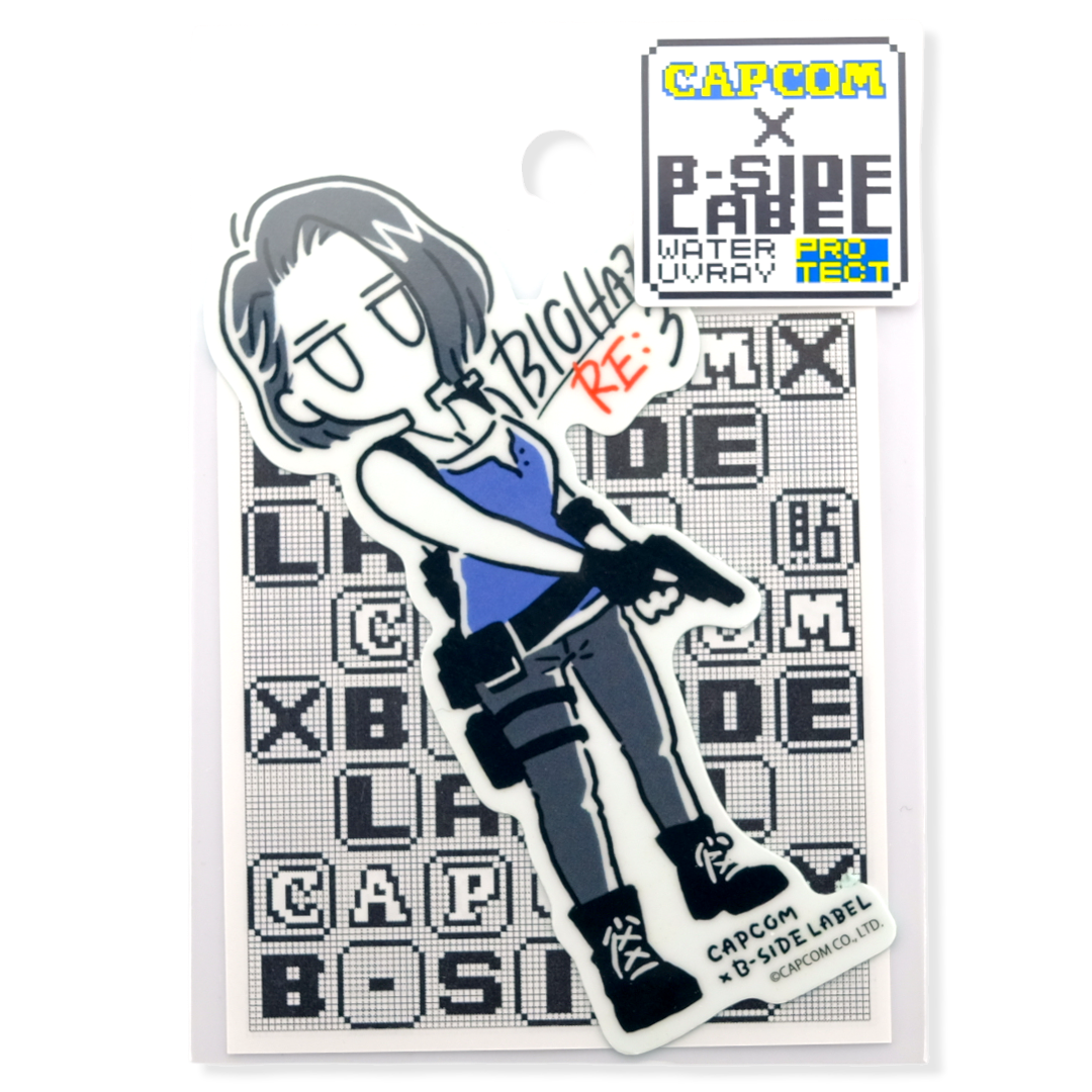 Resident Evil 3 Jill Valentine (Sketch) ✦ B-Side Label Sticker